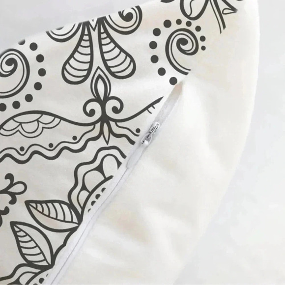 Modern Chabby Chic Accent Pillow Cover - Picture 4 of 5